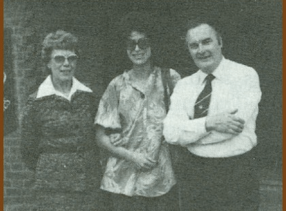 Beryl Broadbent, Martha Saragovitz and Ron Broadbent G3AAJ in 1980