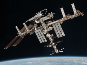International Space Station ISS with shuttle Endeavour 2011-05-23