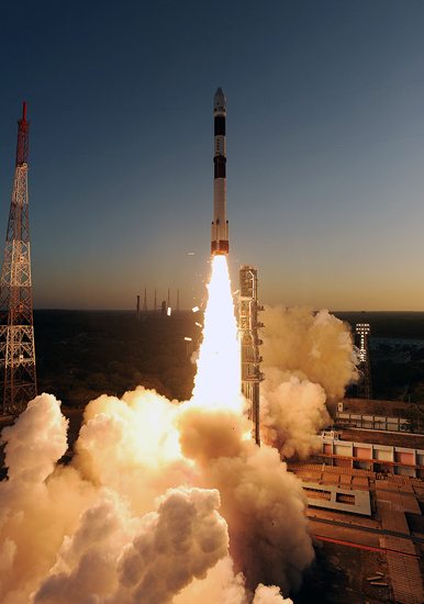 STRaND-1 PSLV-C20 Launch - Image credit ISRO