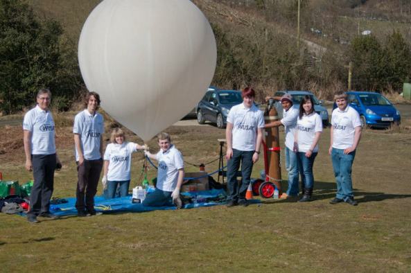 WUSAT Team with CubeSat ready to launch - Image credit Warwick University