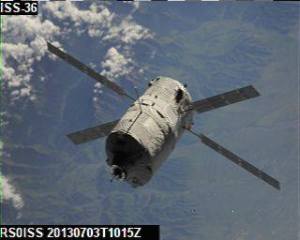 ATV-4 SSTV image received by Joshua Nelson KB1TCI at ISU GENSO ground station