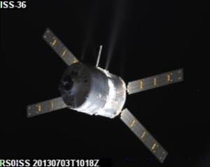 ISS SSTV picture of ATV-4 received by Dmitry Pashkov UB4UAD