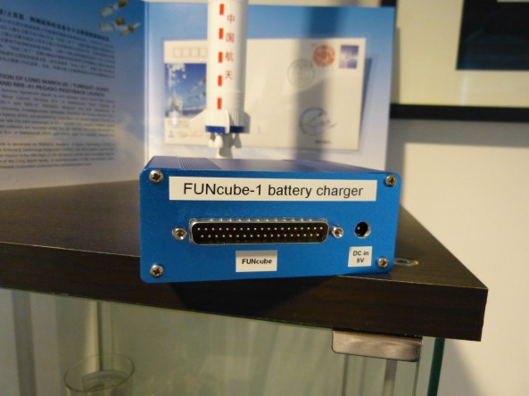 FUNcube-1 battery charger - Image credit Graham Shirville G3VZV