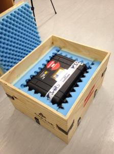 ZACUBE-1 prior to being shipped to the Netherlands