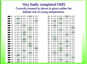 UK Amateur Radio Exams - Optical Marking