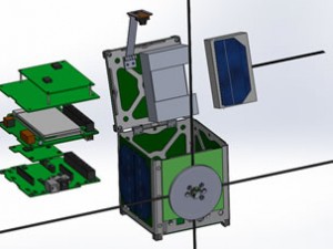 Diagram showing PUCP-SAT-1 and POCKET-PUCP - Credit Pontificia Universidad Católica del Perú