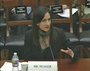 Dr Sara Seager KB1WTW at the US House of Representatives December 4, 2013