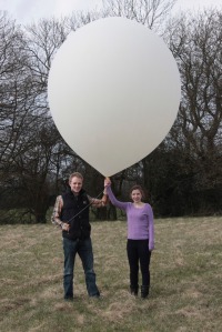 Mark and Cassie with a STRATODEAN High Altitude Balloon