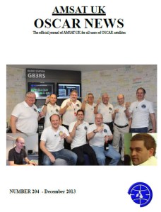 OSCAR News December 2013 Front Cover