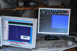 Rosetta signal received by Bertrand Pinel F5PL