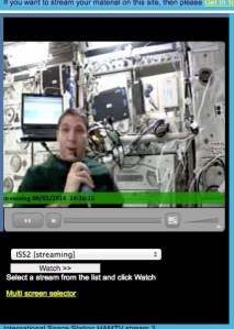 BATC Webstream of ISS HamTV by Stefan VE4NSA March 8, 2014