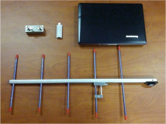 Equipment for receiving the Sprite 437 MHz signals