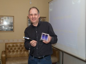 David Bowman G0MRF giving one of his popular FUNcube satellite presentations