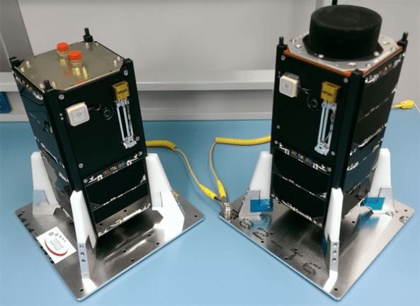 QB50p1 and QB50p2 - Image Credit ISIS