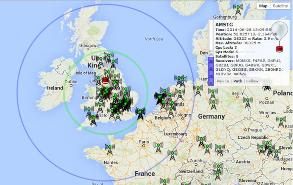 Project Horizon Armstrong Balloon Coverage Area June 28, 2014