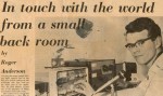 Don Beattie G3OZF (now G3BJ) in Essex Chronicle newspaper July 21, 1972