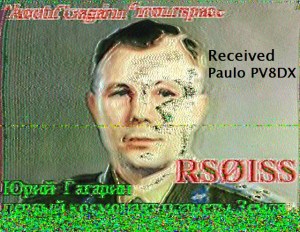 ISS SSTV image received by Paulo PV8DX