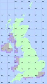 Map illustrating where 146 MHz cannot be used