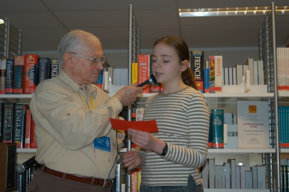 Gaston Bertels ON4WF - ARISS Contact