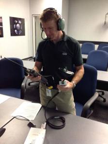 Tim Peake KG5BVI training on ISS Amateur Radio Station Equipment