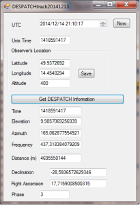 Data 2014-12-14-211841Z ARTSAT2-DESPATCH - Zdenek Samek OK1DFC
