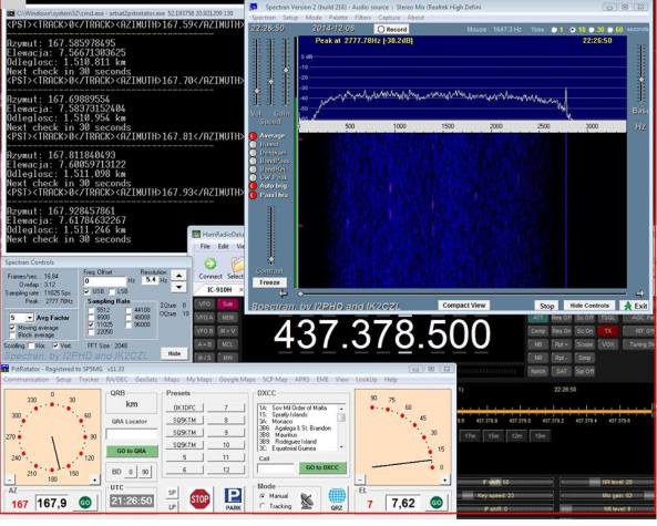 Shin'en2 signal received at 1,511,246 km on December 6, 2014