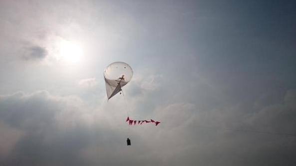 CanSat in Flight - Credit Ryan Laird