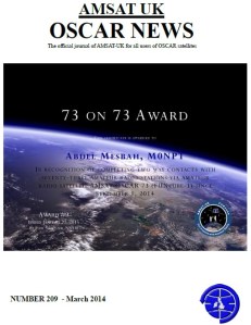 OSCAR News 209 front cover