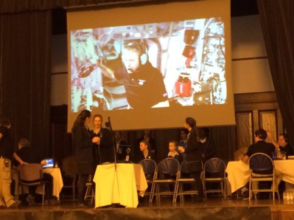 Tim Peake HamTV at RMSforGirls - Credit Sian Cleaver