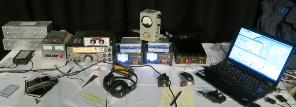 Amateur radio equipment used for ARISS Tim Peake GB1SS contacts - Credit Phil Crump M0DNY