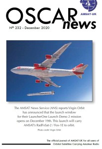 Oscar News issue 232 December 2020 Front Cover