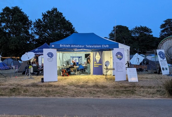 AMSAT-UK, BATC and UKUG at EMF 2026 - Credit M0DNY